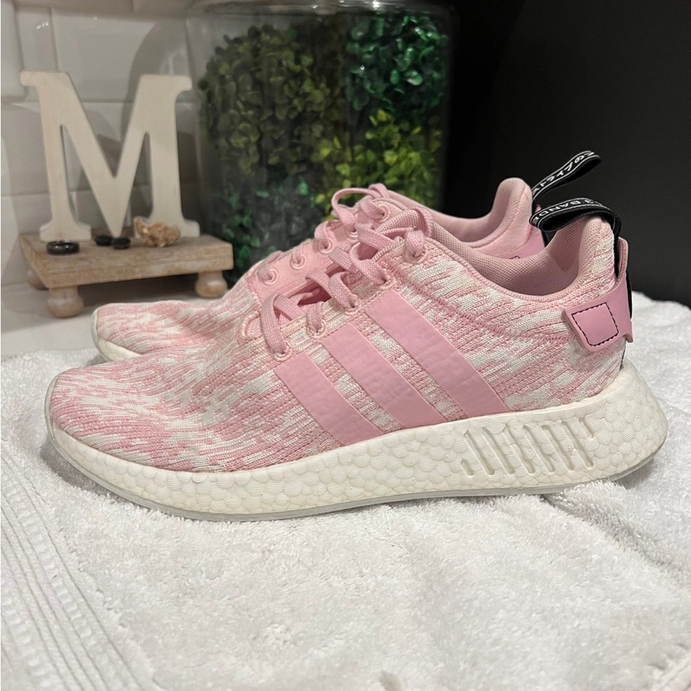 Adidas Light Pink Running Shoes